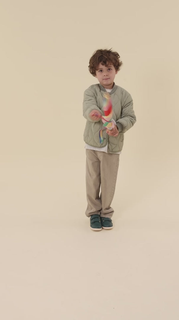 Charger la vidéo : Parapluie enfant caneton - Rainbow Stripes