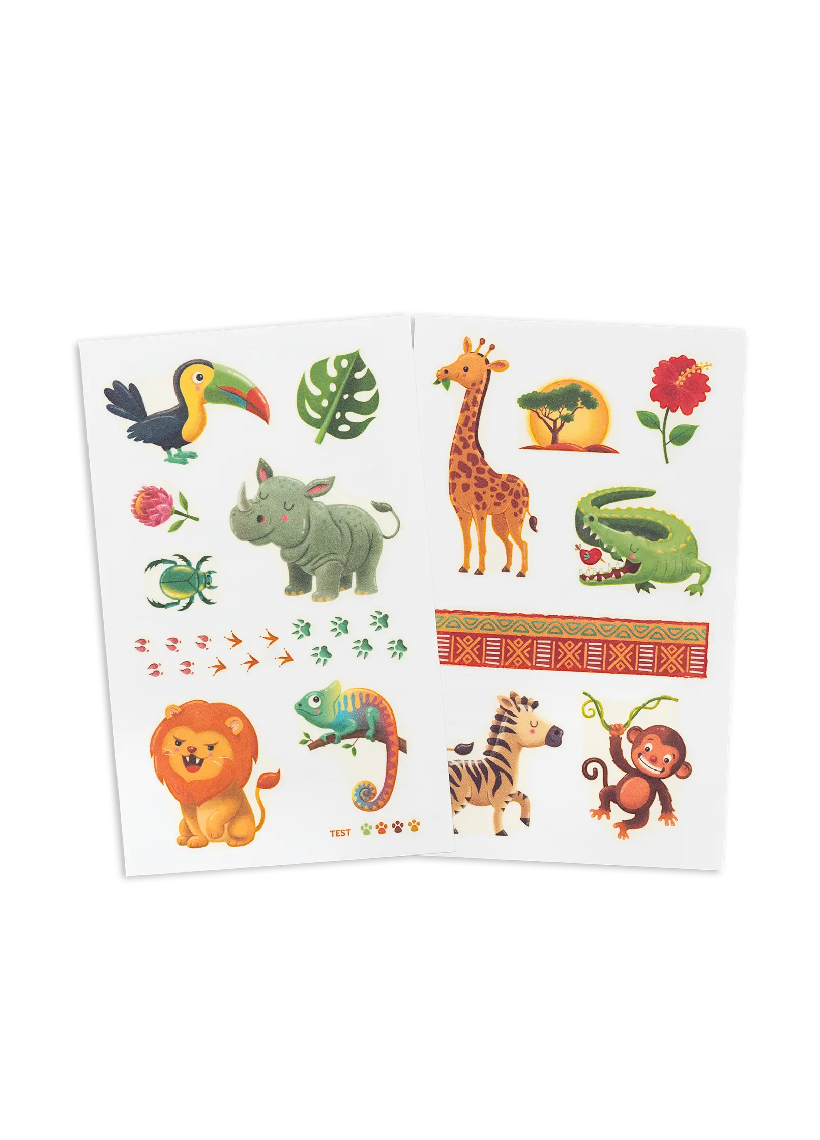 Namaki-Tattoos für Kinder – Wildtiere