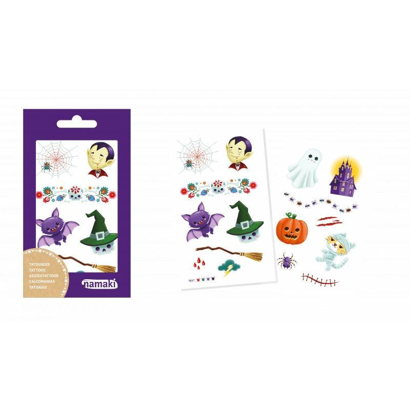 Tatuaggi per bambini Namaki – Mondi dell'orrore