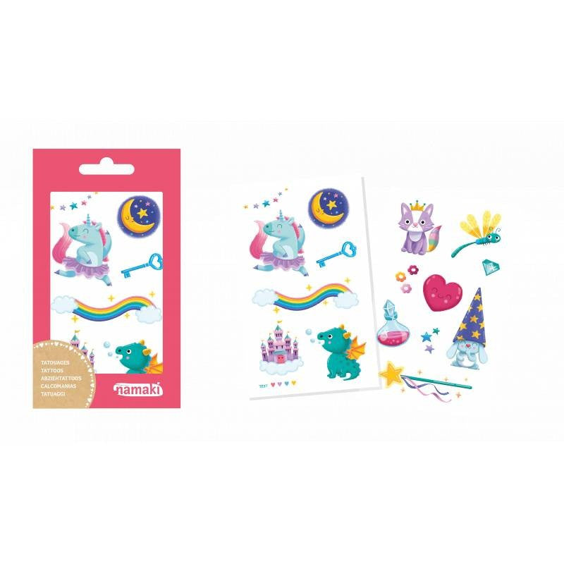 Children's tattoos Namaki – Enchanted worlds