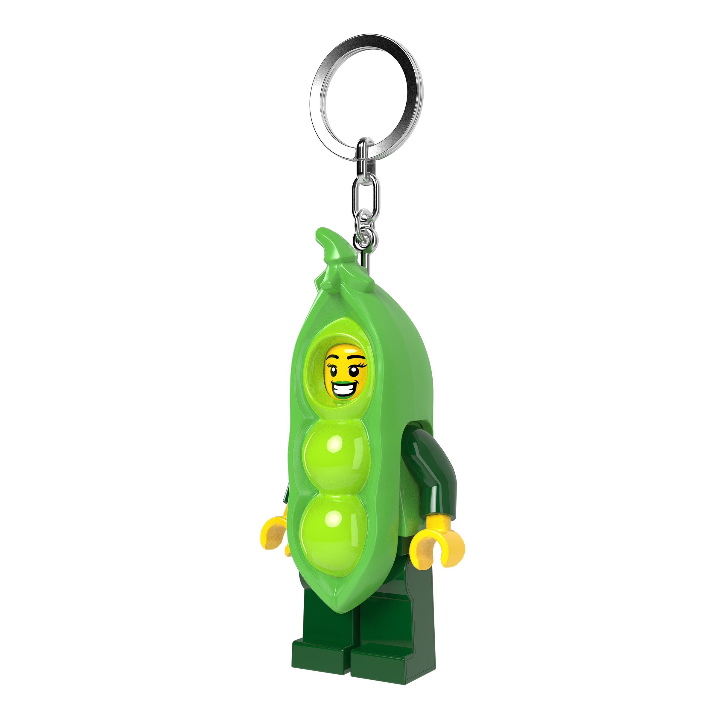 LEGO® Keychain with Flashlight – Pea